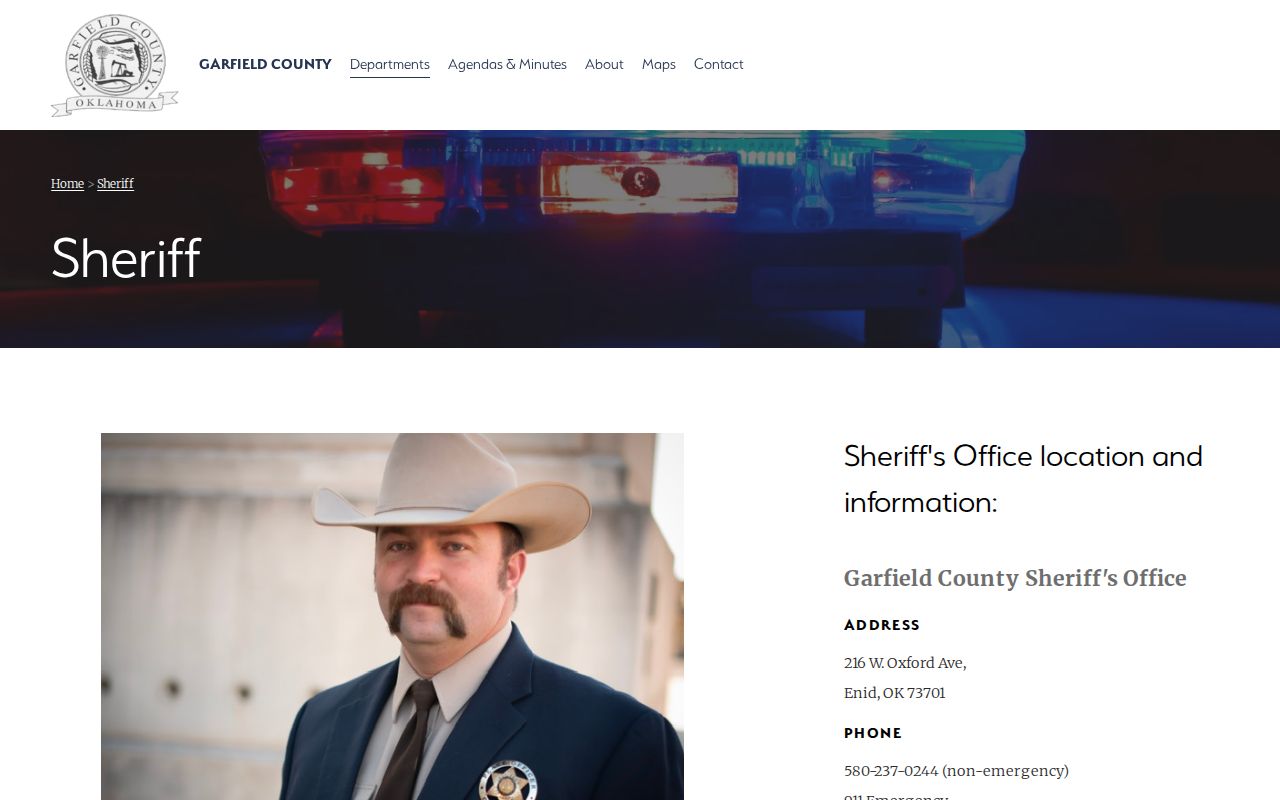 Garfield County Detention Facility release governance and sheriff transport information